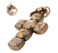 Générique Pendentif,Bijoux Rétro Charmants,Pendentif Chaîne Conversion - Cadeau pour Ami Fraternité Fête Anniversaire Voyage Quotidien Mariage