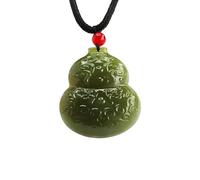 Générique Pendentif calebasse en jade Hotan naturel - Conception de nuage de bon augure for la chance et la prospérité