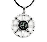 Générique Pendentif de pendentif de style hypnotiseur personnalisé et polyvalent pour tendances créatives de niche en mode boussole pour hommes et femmes accessoires de rue