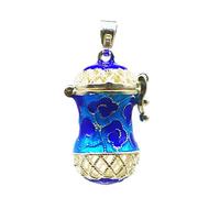 Générique Pendentif Diffuseur D'aromathérapie, Collier Médaillon de Parfum, Bijou et Lisse en Cuivre Anti-, Idéal pour Les Cérémonies et Le, 3