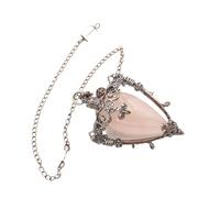 Générique Pendentif gouttelette d'eau en Bronze Antique, Esprit Cristal, Pendule, Pierre Naturelle, Bijoux Suspendus, décoration(PowderCrystal)