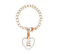 Générique Pendentif lettre blanche - Breloque pour bouteille d'eau suspendue, accessoire décoratif mignon | Idéal pour les sacs de bouteille d'eau, la famille, le amis, le femmes, le filles, tasse à