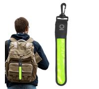 Générique Pendentif réflecteur pour, Pendentif de Sac Lumineux Poids léger | Pendentif réfléchissant LED Pendentif extérieur de sécurité léger et étanche pour le cyclisme de nuit, la marche, la course
