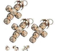 Générique Pendentif sphère transformable maçonnique miniature, collier boule maçonnique vintage, design transformable, pour amis, famille, anniversaire, remise de diplôme, vacances, voyages (3Pièce)