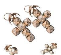 Générique Pendentif sphère transformable maçonnique miniature, Collier boule maçonnique vintage, Un symbole portable de l'héritage fraternel (2 pièce)