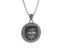 Générique Pendentif statue exquis de Bouddha pour hommes et femmes, collier de bodhisattva à trois licols, bijoux bouddhistes, amulette religieuse