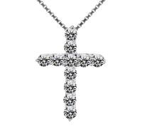 Générique Pendentifs En Pierre Naturelle - Bijoux À Breloques En Religieux Avec Strass Scintillants, Pendentif Moissanite | Collier Ras Du Cou Tendance Pour Femmes, Hommes, Mères, Couples, Anniver