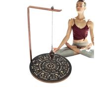 Générique pendulumm Display Stand - Wood Copper 18cm | Crystal Divination Holder | Crystal pendulumm Display Rack | Meditation Fortune Telling Decor Stand For Home Spiritual Use