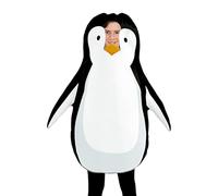 Générique Penguin Onesie - Kids and Adults Romper for Pretend Play | Soft, Costume with Hooded Design Perfect for Boys, Girls, Carnival Performances, Masquerade, Halloween, Party Supplies