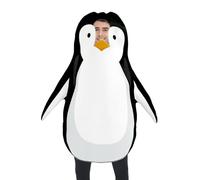 Générique Penguin Onesie, Plush Animal Pajama Suit, Full Body Costume with Soft Fabric, Winter Style Fleece Outfit, Cute Cosplay Suit for Carnival Events Cute Animal Costume, Penguin Sleepwear Outfit