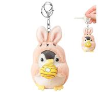 Générique Penguin Plush Keychain - Cute Doll Holder, Stuffed Toy Ring, Soft Animal Pendant | Adorable plushes Accessory, Skin Friendly Material Kids Teens Adults Backpack Handbag Gift Fun Decor Charm