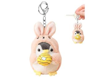 Générique Penguin Plush Keychain - Cute Doll Holder, Stuffed Toy Ring, Soft Animal Pendant | Adorable plushes Accessory, Skin Friendly Material Kids Teens Adults Backpack Handbag Gift Fun Decor Charm