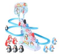 Générique Penguin Stairs - Slide Christmas Race Game Roller Coaster Jouet | de diapositives de course de pingouins pour garçons, filles, , temps en , anniversaire et noël à la ma