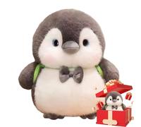 Générique Penguin Stuffed Animal, Cute Bow Doll Toy Decoration, 9.84in Height Backpack Design Stuffed Sea Animals, for Kids, Teens, Mother, Girlfriend, Boyfriend, Christmas, Birthday Party