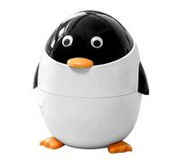 Générique Penguin Trash Can, Compact Animal Basket Waste Bin For Home Bedroom Desk Tabletop Car Kitchen And Bathroom, Cute Decorative Mini Garbage Container, Multi Purpose Use, 12.2x11.02x13.78 In