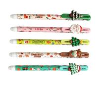 Générique Pens with Erasers 0.7mm Christmas Design Heat Erasable Marker