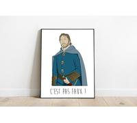 Générique Perceval - C'est pas faux - Wall art - Affiche - Poster - Impression (20 * 27cm)