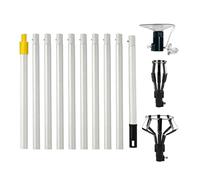 Générique Perche Télescopique Antidérapante pour Ampoules, Extension antidérapante réglable pour ampoules, Rallonge pour ampoule, Pour maison, bureau, entrepôt, garage, extérieur, lustre, projecteur