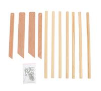 Générique Perchoir en Bois Design Simple et Artisanal pour Poules et Coqs, Support Stable et Sûr Divertissement des Poules la Maison