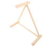 Générique Perchoir en Bois Naturel Triangulaire pour Poulailler, Surface Lisse, Élève Poulets et Oiseaux du Sol, à Picorer pour Aire de Jeux d'oiseaux