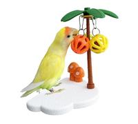Générique Perchoir pour Perroquet,Jouet d'exercice décoratif avec grelots,Perchoir pour Cage à Oiseaux - pour Perruches, Calopsittes, Inséparables, Petites, Moyennes et Grandes Races