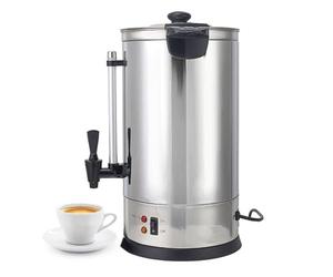 Générique Percolateur à Café Inox Double Paroi 6 Litres - 40 Tasses 950W - Isolation Thermique - Avec Panier