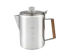Générique Percolateur en acier inoxydable Compatible avec poignée en bois, cafetière for la maison et le Camping