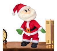 Générique Père Noël Chantant et Dansant - Peluche animée de, Musicale de Vacances, décoration de Jouet interactif, Peluche Festive, Divertissement Amusant pour et Adultes | de Noël po