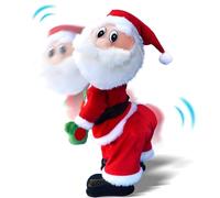 Générique Père Noël Dansant - Peluche Animée Et Musicale, Père Noël Drôle Qui Bouge Et Twerk, Jouet De pour Enfant Et Adultes, Idéal pour Cadeaux, Décorations Et Secret Santa