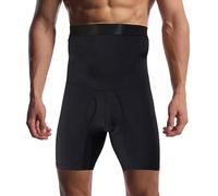 Générique Perfect Body High Elasticity Comfortable Shapewear, Men Tummy Control Short, Highwaist Body Shaper Boxer Briefs (Black,5TG)