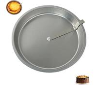 Générique Perfectrelease Cake Pan, Effortlessly Bake, 9.7" Quick Release Easy-Out Cake Pan Set with Lever, Baking Tools Pans Round, Effortlessly Bake for Chiffon Cheesecake (1PC)