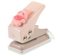 Générique Perforatrice Manuelle Trou Rose Mini, Punch Simple pour Reliure de Livres, Perforatrice Artisanale Compacte et Légère, pour Classeurs, Scrapbooking et Organisation Papier