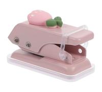 Générique Perforatrice Ronde en Plastique et Métal Mono Trou Rose Ergonomique Outil de Perforation Précis et Compact pour D'art et Bricolage