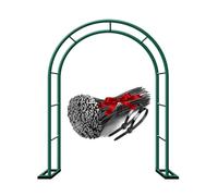 Générique Pergola Arche de Jardin Exterieur pour Plantes Grimpantes, Arche Jardin Robuste en Fer Forgé, Treillis en Métal, 80 140 180 200 240 280 300 350cm(Green,W140 X H230cm)