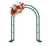 Générique Pergola Jardin Fer forgé Tonnelle Arche de Jardin Exterieur, pour Plantes Grimpantes, Décoration Arche de Mariage, 80cm 140cm 180cm 200cm 240cm 280cm 300cm 350cm(Green,W180 X H220cm)