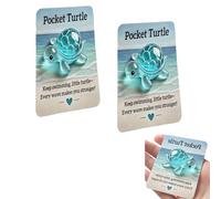 Générique Periodicali Animal Pocket Hug Gifts, Periodicali Resin Animals Token with Mini Pocket Hug Greeting Cards, Inspirational Greeting Keepsake, Gifts for Friends (2 Pcs-a)