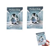 Générique Periodicali Animal Pocket Hug Gifts, Periodicali Resin Animals Token with Mini Pocket Hug Greeting Cards, Inspirational Greeting Keepsake, Gifts for Friends (2 Pcs-d)