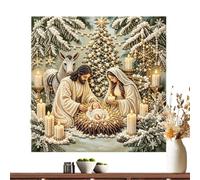 Générique Perlenmalerei Jesus Krippenszene Gerafhmtes Bastelornament