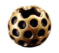 Générique Perles d ' espacement à grand trou pour la fabrication de bijoux, extrémité de cordon en cuivre robuste, accessoires artisanaux avec finitions lisses, accessoires de bijoux de mode