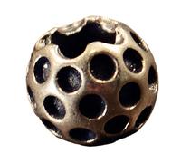 Générique Perles d ' espacement à grand trou pour la fabrication de bijoux, extrémité de cordon en cuivre robuste, accessoires artisanaux avec finitions lisses, accessoires de bijoux de mode