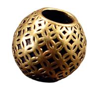 Générique Perles d ' espacement à grand trou pour la fabrication de bijoux, extrémité de cordon en cuivre robuste, accessoires artisanaux avec finitions lisses, accessoires de bijoux de mode