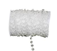 Générique Perles de suspendues | Chaînes de Perles de décoratives pour décorations | Chaîne d'ornement Suspendue de Rideau en de 32,8 Pieds pour la fête de Mariage d'arbre de Noël de pièce maîtresse