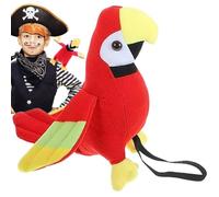 Générique Perroquet d’épaule, Perroquet en Peluche | Vibrant d’Accessoire d’épaule,Costumes d'halloween, Jouets perroquets en Peluche pour Un Jeu créatif, Fournitures de fête pour et Adultes