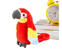 Générique Perroquet Parlant - Jouets Éducatifs Parlants - Poupées d'oiseaux Animés avec Enregistrement | pour Filles Salle De Classe Maison Crèche Maternelle Salle De Jeu Anniversaire Voyage Jour des