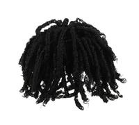 Générique Perruque Dreadlocks Courte Mixte Tresses Crochet Braids Bouclés Synthétiques Résistantes Pour Usage Quotidien Et Fêtes