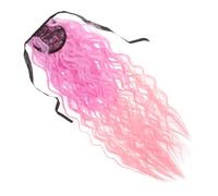 Générique Perruque Queue de Synthétique Bouclée Longue pour Filles Extension de Vague de Accessoire de Pratique pour Style Élégant et Moderne