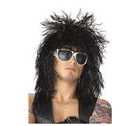 Generique - Perruque Rocker Noir