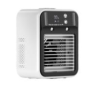 Générique Personal Air Conditioner Fan, Small AC Cooler, Portable Desktop Cooling Tool, Two-Speed and Mist Settings, Lightweight Build, Travel and Indoor Use, 6.46×4.65×8.43 Inches