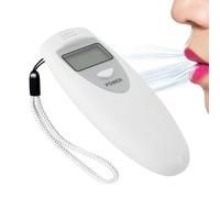 Générique Personal Breathalyzer, BAC Alcohol Tester, 10x4.5x2cm/3.94x1.77x0.79 inches Digital Alcohol Detector, High-Accuracy Sensor, Portable Pocket Design, Rechargeable/Battery
