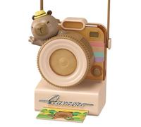 Générique Personal Camera Fan - Retro Aesthetic Cooler, Slim Rechargeable with Strap, Lightweight Pliable, Stylish Summer Accessory, for Fashionable Women Teens Daily Commuting Travel Beach Vacation